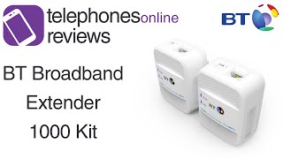 BT Broadband Extender 1000 Kit Review By Telephones Online [upl. by Retepnhoj]