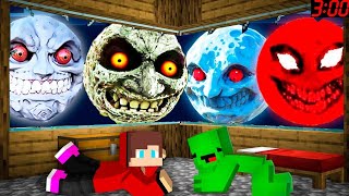 I FOUND SCARY LUNAR MOON 😱 IN MINECRAFT  MINECRAFT HORROR [upl. by Rocca]