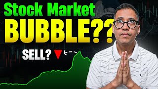 Stock Market in Bubble Time to EXIT Or REMAIN Invested Rahul Jain Analysis stockmarket [upl. by Ileak]