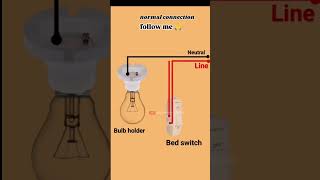 1 bulb 1 switch connection [upl. by Candida]