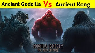 Ancient GODZILLA vs Ancient KONG  दोनों Monster के पूर्वजो में कौन जीता था [upl. by Yeldarb140]