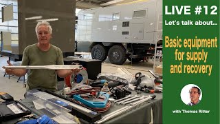 LIVE 12 lets talk about Basic equipment for supply and recovery [upl. by Nov]