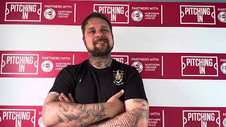 Manager Interview  Grant Black Stocksbridge H [upl. by Orfurd]