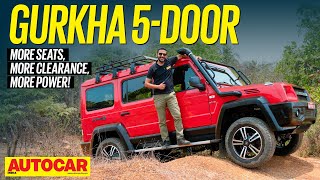 2024 Force Gurkha 5 Door review – Hardcore offroader is bigger and better  autocarindia1 [upl. by Isaac]