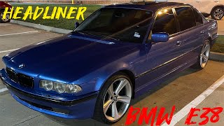 BMW 7 series headliner replacement [upl. by Savadove419]