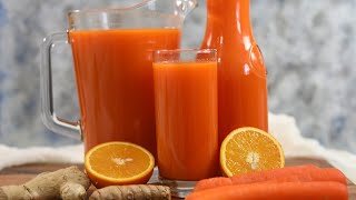 Carrot and Orange Juice for Detox and Beautiful Skin [upl. by Batha]