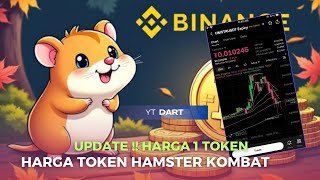 LISTING ‼️HARGA TOKEN HAMSTER KOMBAT TERBARU  CARA WD HAMSTER KOMBAT TERBARU [upl. by Natrav]