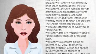 Wiktionary  Wiki Videos [upl. by Legnalos]