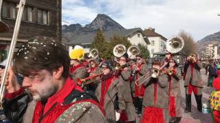 Grosser Oberwalliser Fasnachtsumzug am 26022017 in BrigGlis [upl. by Iru]