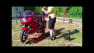 motorcycle lift DIY [upl. by Leilani]