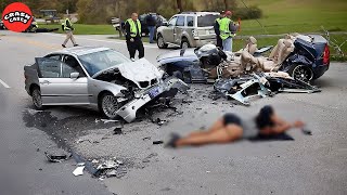 155 SHOCKING Car Crashes Moments Compilation 2024 Idiots in Cars Caught On Camera [upl. by Carlene]