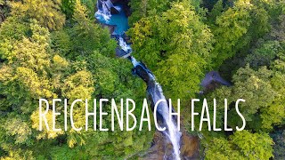 Reichenbach Falls Switzerland  4K Drone Video [upl. by Reggis61]