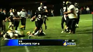 HS Football 6 Sports Top 6 Plays [upl. by Eiramaliehs245]