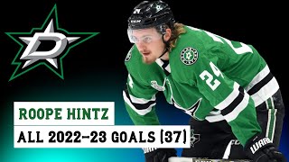 Roope Hintz 24 All 37 Goals of the 202223 NHL Season [upl. by Areht]