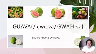 Guava and its properties II Marife Adonis Official [upl. by Duma]