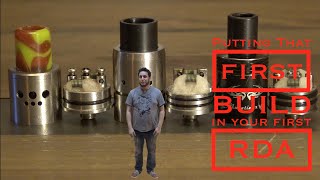 How to Build Your First Coil in Your First RDA [upl. by Dnomayd]