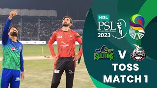 Toss  Multan Sultans vs Lahore Qalandars  Match 1  HBL PSL 8  MI2T [upl. by Creath]