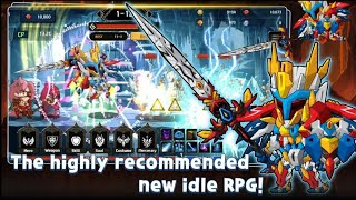 Mega Knight  Idle RPG Android gameplays [upl. by Efrem]