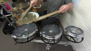 6quot 8quot 10quot rototoms sound test demo review sample tuning drums roto tom toms [upl. by Manon]