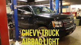 Airbag Light On Chevy Crash Sensor Replacement [upl. by Euqinu]