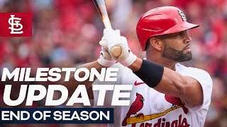 Final Milestone Update Yadi and Albert  St Louis Cardinals [upl. by Omissam950]