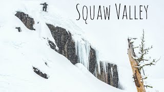 SNOWBOARDING at SQUAW VALLEY 2019 was INSANE [upl. by Byrd955]