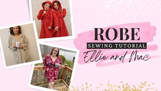 Easy Robe Sewing Pattern  Quick and Easy Holiday Gifts To Sew [upl. by Aitel]