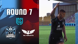 Glasgow Warriors vs Scarlets I Round 7 I URC 202425  Rugby 25 [upl. by Huggins294]