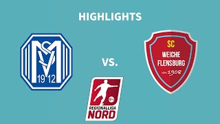 1 Spieltag Regionalliga Nord 2425  SV Meppen  SC Weiche Flensburg 08  Highlights [upl. by Aynnat]