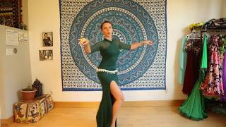 Bellydance CLASS 2 with Iana Layering Shimmy combination [upl. by Willman289]