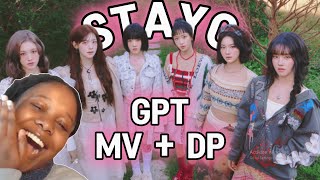 STAYC스테이씨 GPT MV  Dance Practice REACTION [upl. by Marybelle]