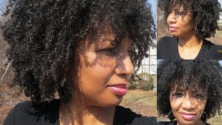 57  Water Only Hair WashingAfro Textured Hair My Natural Hair Updates and Chit Chat [upl. by Hcnarb154]