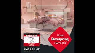 Unser Testsieger  Boxspringbett Home 105 von Swiss Sense [upl. by Ormond]