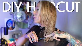 how to cut your hair at home  EASY DIY 2024 [upl. by Eivol]