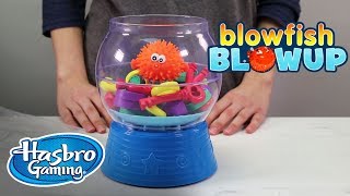 How to Assemble the Blowfish Blowup Game  Hasbro Gaming Quick Start Guide [upl. by Namdor]