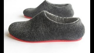 How to Treat your Cold Feet Wool Slippers with Rubber Sole [upl. by Johm775]