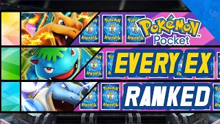 Ranking EVERY EX Pokemon in Pokemon Pocket  Full Tier List [upl. by Arney]