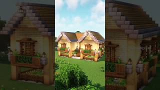 TUTORIAL 🏡 CASA DE MADERA EN MINECRAFT minecraft minecraftbuilding minecrafttutorial [upl. by Zetes954]