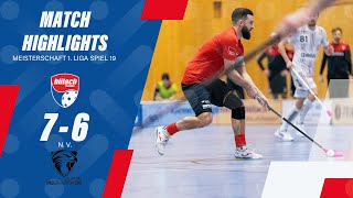 Bülach Floorball vs Glattal Falcons  Highlights Meisterschaft 2324 Runde 19 [upl. by Bo]