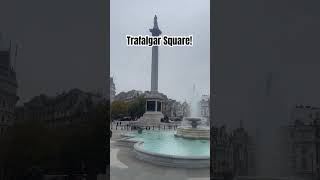 Trafalgar Square london monument cool [upl. by Elatnahs]