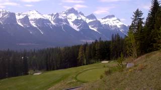 Silvertip Golf Course Canmore Alberta Mountian Golf [upl. by Fulks]