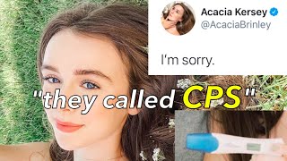 Acacia Brinley Kersey PREGNANT amp SPEAKS UP about hate [upl. by Nennerb]