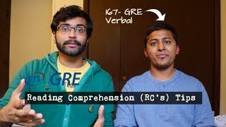 GRE RCs  Tips from 167 Verbal Scorer [upl. by Remoh]