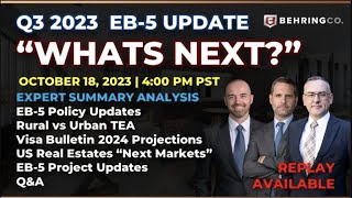 USCIS Policy Change Webinar  EB5 Visa Sustainment Period Changed to 2Years 5 Year EAD Cards [upl. by Eiramanitsirhc]