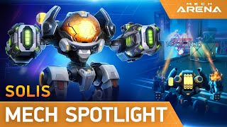 Mech Arena  Mech Spotlight  Solis [upl. by Carolyne190]