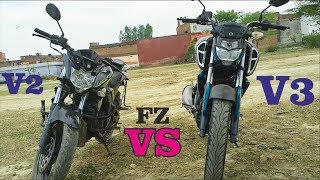 FZS V3 ABS VS FZS V2 Whats Is New Features [upl. by Toombs951]