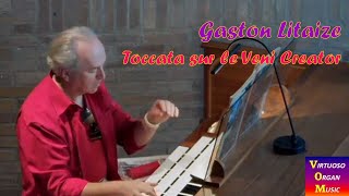 DArcy Trinkwon plays Gaston Litaize Toccata sur le Veni Creator [upl. by Atte]