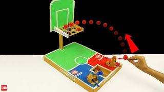 How to make Basketball or TicTacToe Board Game Using Cardboard [upl. by Hernandez968]