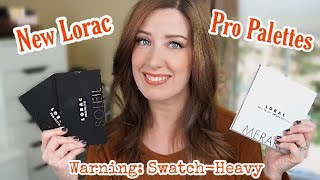 NEW LORAC PRO PALETTES REVIEW amp SWATCHES  NOIR SOLEIL amp MERAKI [upl. by Htide]