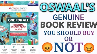 Oswaal Book review  You should buy or not  For all Competitive examinations [upl. by Eegnat502]